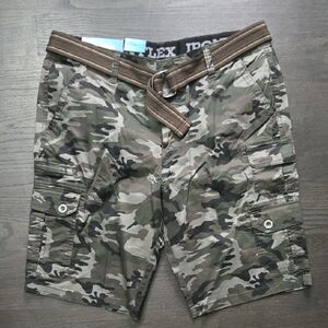 Iron Co. Men's Size 36 Camouflage Cargo Shorts
